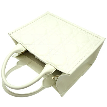 Christian Dior White Leather Tote Bag Rovelle Bags