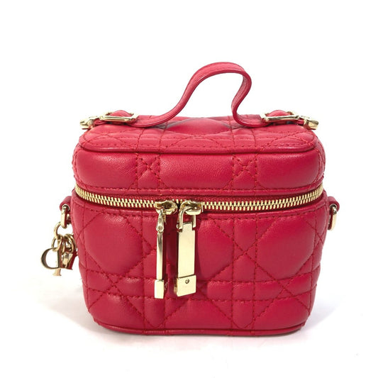 Christian Dior Red Leather Handbag Rovelle Bags
