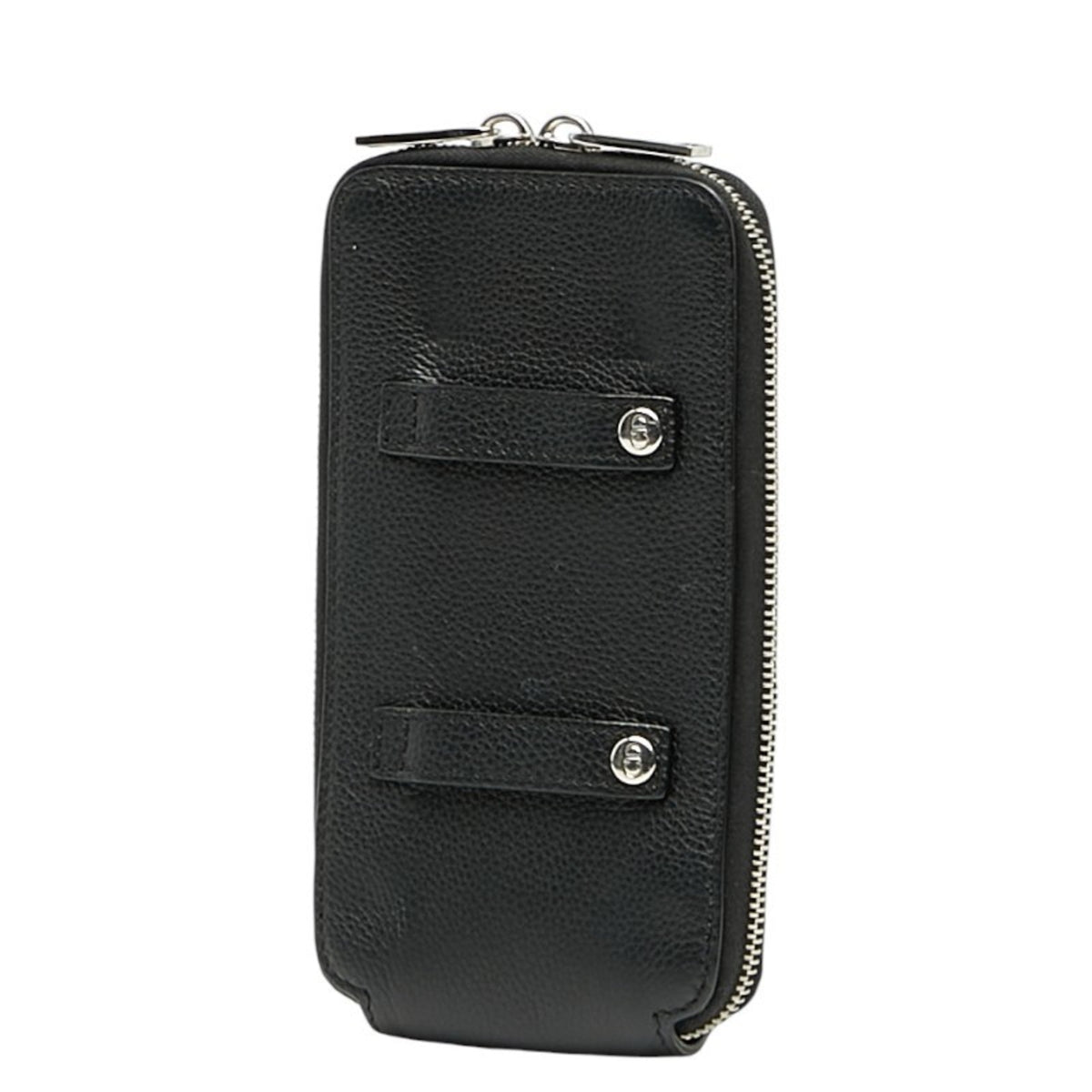 Christian Dior Black Leather Pouch Rovelle Bags