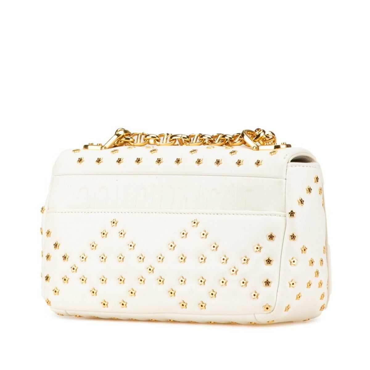 Christian Dior White Leather Shoulder Bag Leather Rovelle Bags