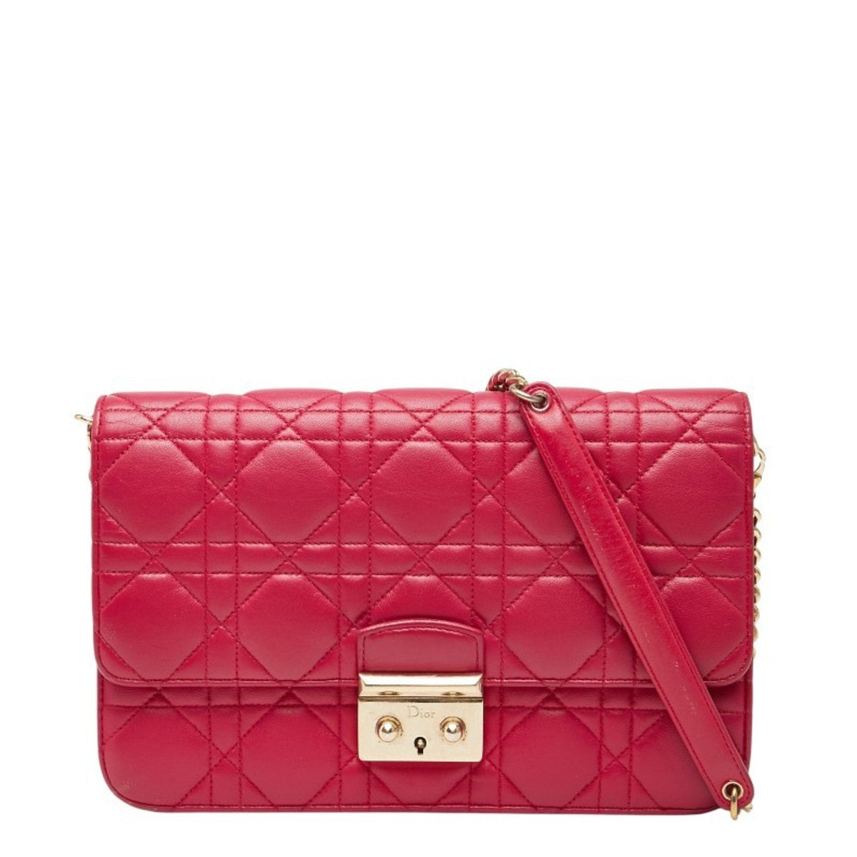 Christian Dior Pink Leather Shoulder Bag Style 3 Rovelle Bags