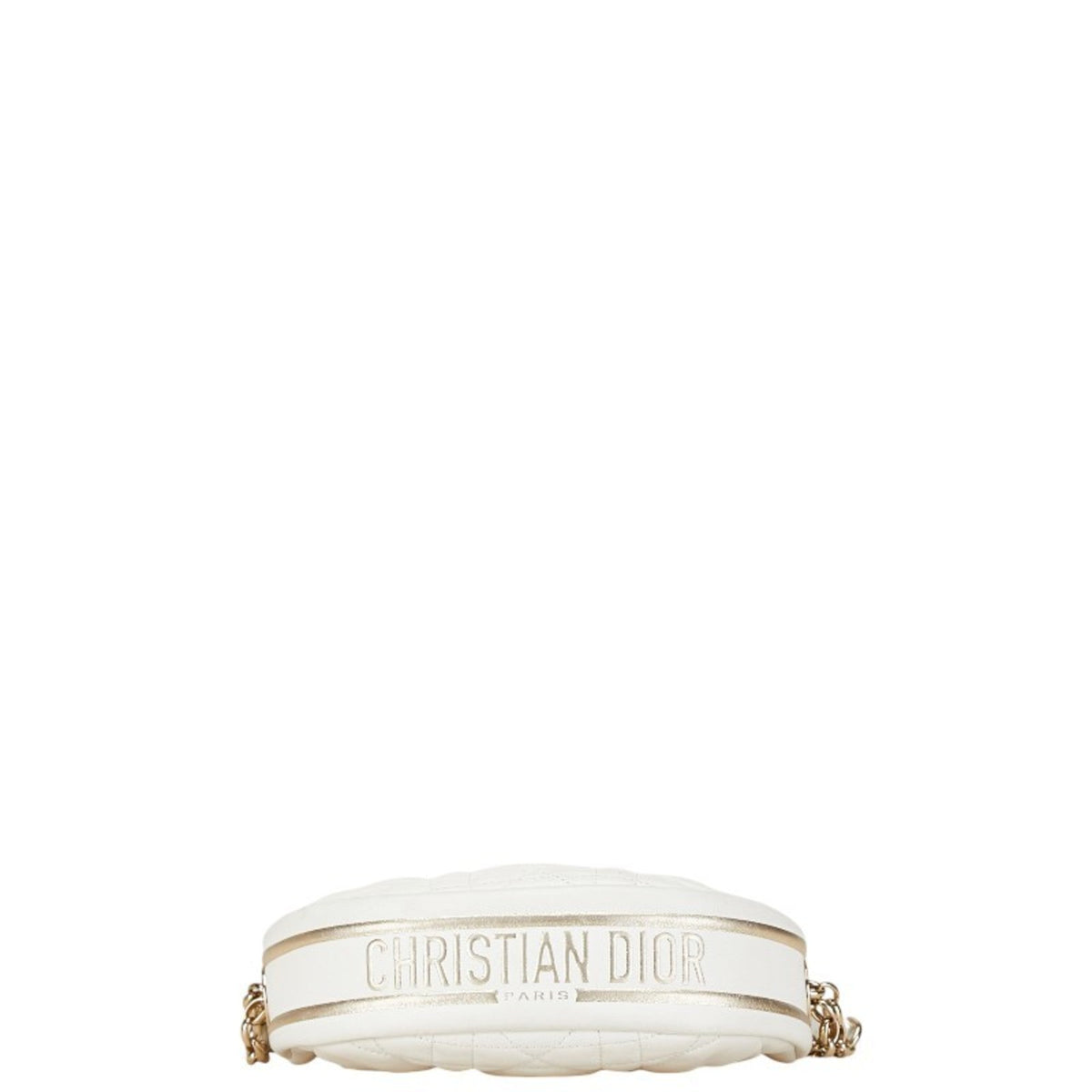 Christian Dior White Leather Shoulder Bag Style 3 Rovelle Bags