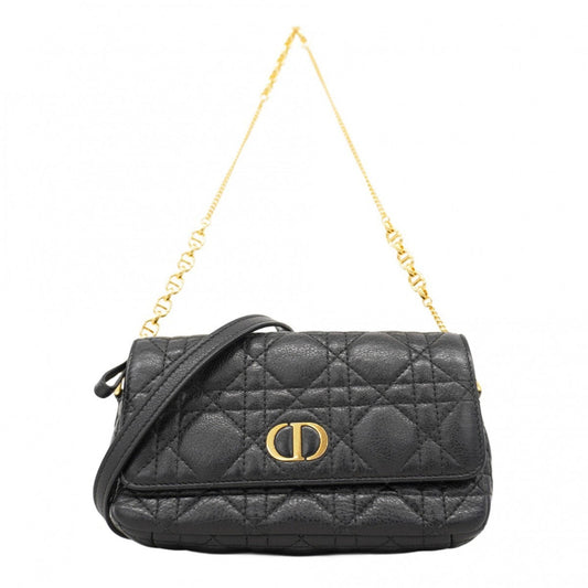 Christian Dior Black Leather Handbag Rovelle Bags