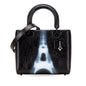 Christian Dior Lady Dior Black White Pvc Leather Handbag Shoulder Bag Rovelle Bags