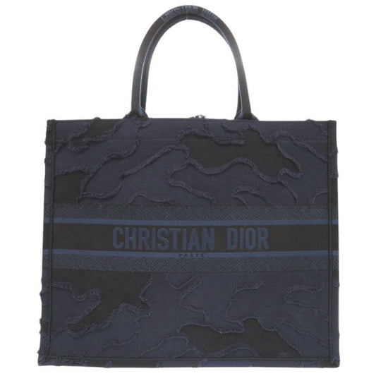 Christian Dior Navy Canvas Tote Bag Rovelle Bags
