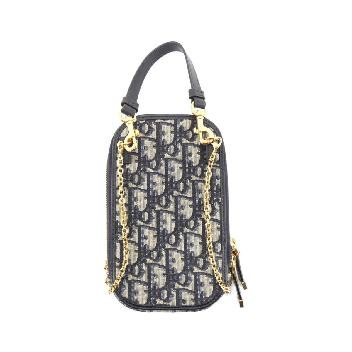 Christian Dior Blue Canvas Pouch Shoulder Bag Rovelle Bags