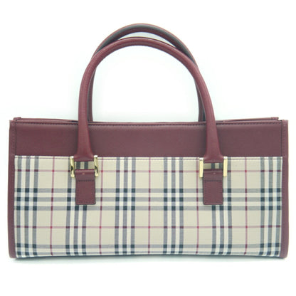 Burberry Canvas Leather Handbag ( )