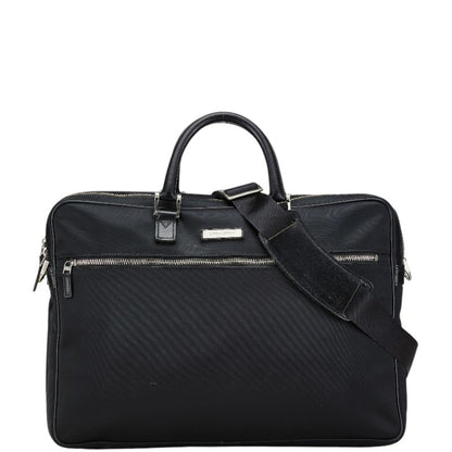Burberry Black Nylon Leather Shoulder Bag ( )