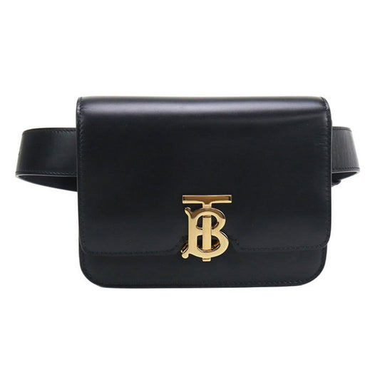 Burberry Black Leather Fanny Pack ( )