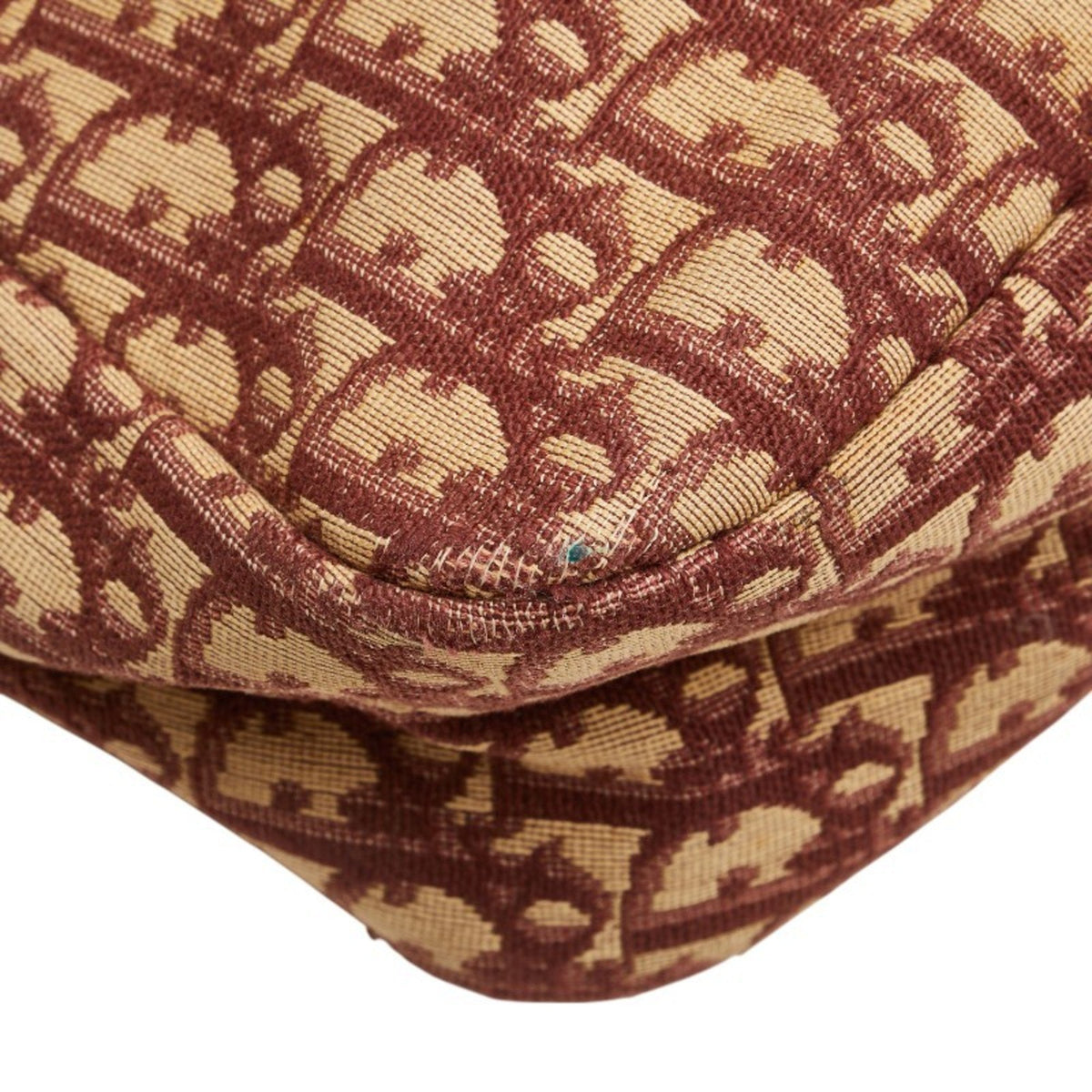 Christian Dior Trotter Red Brown Canvas Handbag Shoulder Bag Rovelle Bags