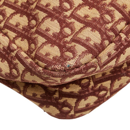 Christian Dior Trotter Red Brown Canvas Handbag Shoulder Bag Rovelle Bags
