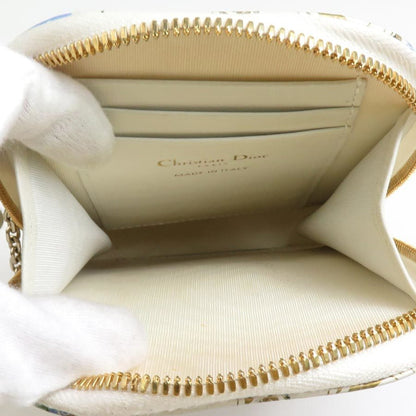Christian Dior Ivory Multi-Color Leather Pouch Rovelle Bags