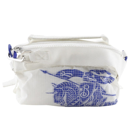Burberry Blue White Nylon Shoulder Bag ( )