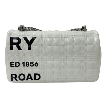Burberry White Leather Pvc Shoulder Bag ( )
