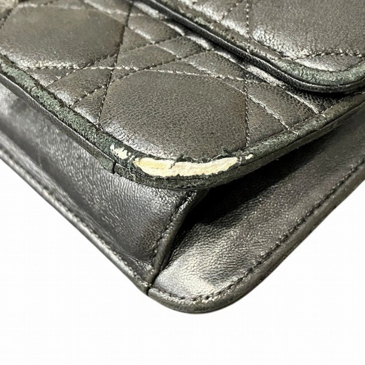 Christian Dior Black Leather Shoulder Bag Style 24 Rovelle Bags
