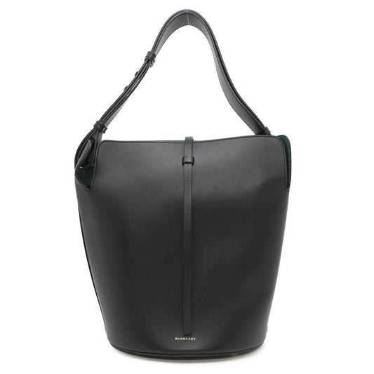 Burberry Black Leather Shoulder Bag ( )