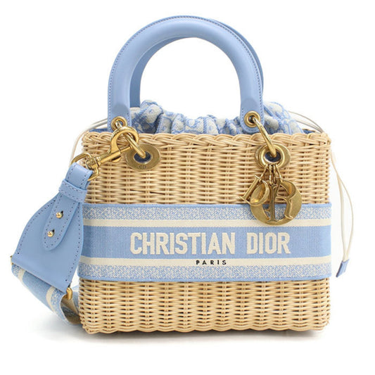 Christian Dior Beige Jacquard Handbag Rovelle Bags
