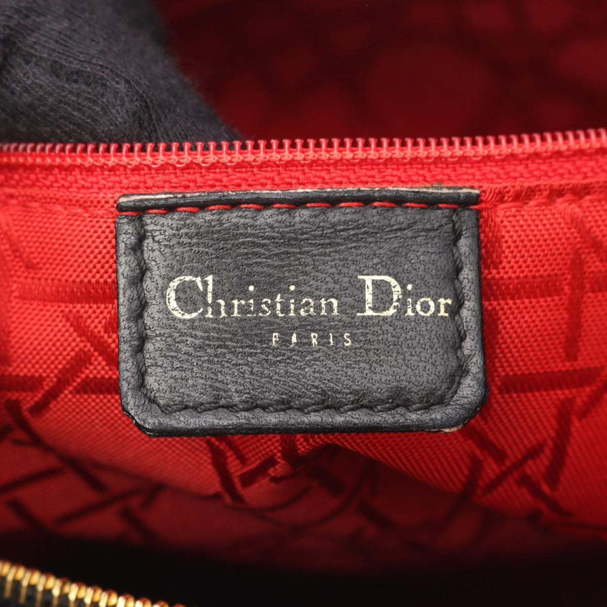 Christian Dior Black Leather Handbag Style 3 Rovelle Bags