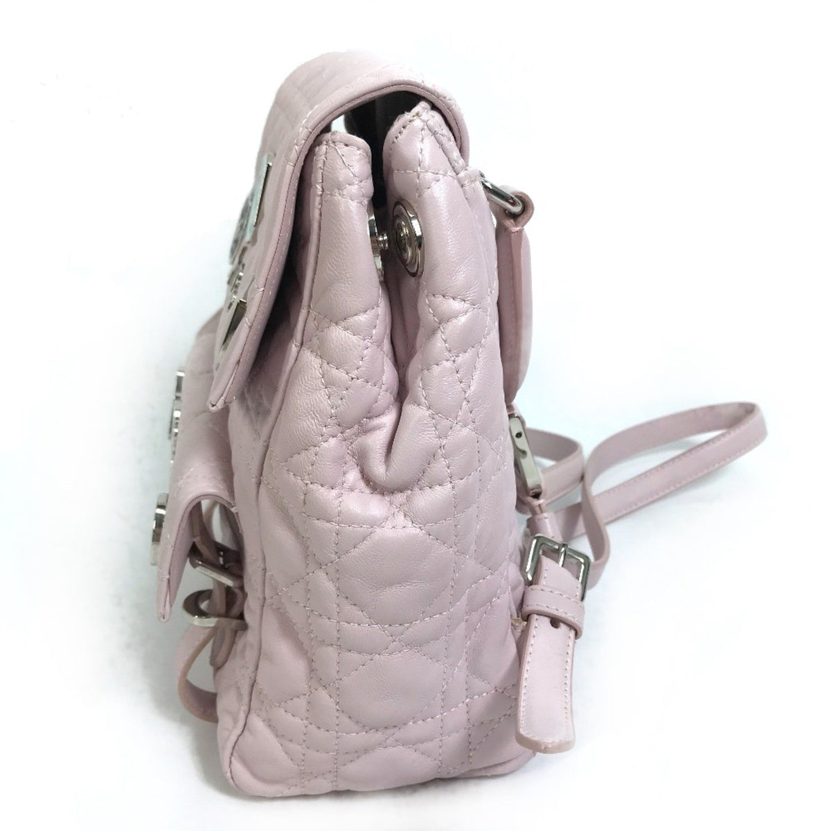 Christian Dior Pink Leather Backpack Style 2 Rovelle Bags