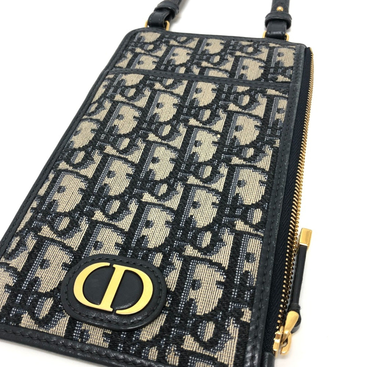Christian Dior Navy Cloth Shoulder Bag Rovelle Bags