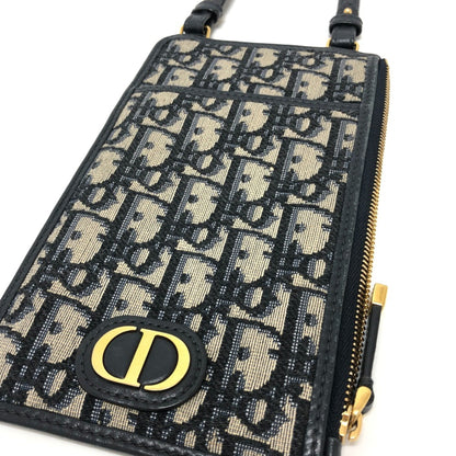 Christian Dior Navy Cloth Shoulder Bag Rovelle Bags