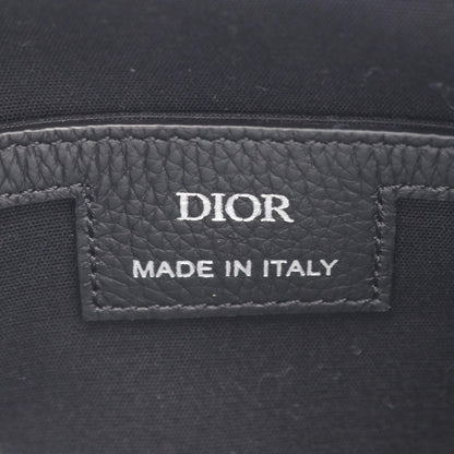 Christian Dior Black Canvas Leather Messenger Bag Shoulder Bag Rovelle Bags