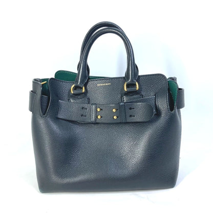 Burberry Black Leather Shoulder Bag ( )