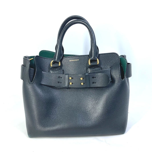 Burberry Black Leather Shoulder Bag ( )