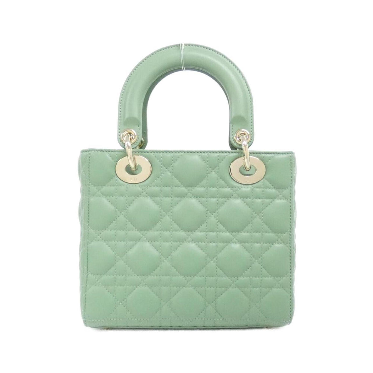 Christian Dior Gold Leather Handbag Leather Rovelle Bags