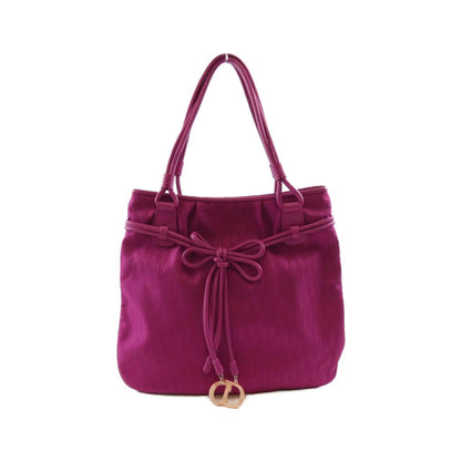 Christian Dior Silver Nylon Canvas Handbag Rovelle Bags