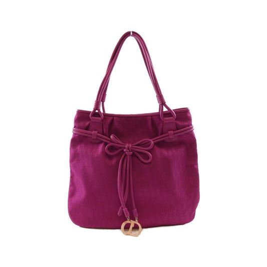 Christian Dior Silver Nylon Canvas Handbag Rovelle Bags