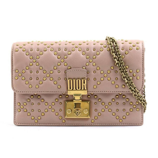 Christian Dior Pink Leather Handbag Shoulder Bag Style 7 Rovelle Bags