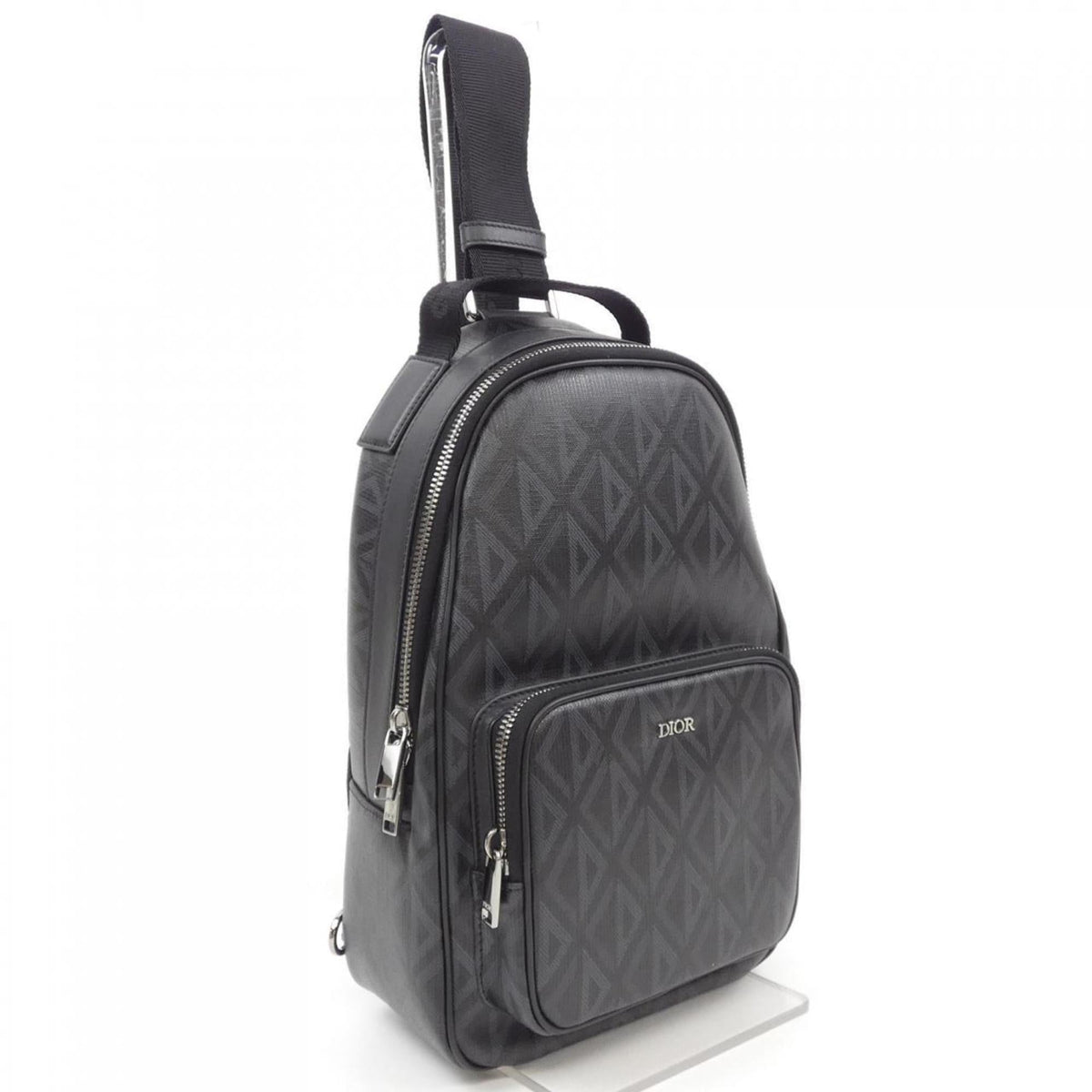 Christian Dior Black Gray Sling Bag Rovelle Bags