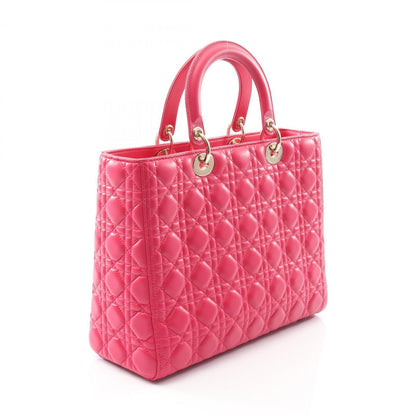 Christian Dior Pink Leather Handbag Rovelle Bags