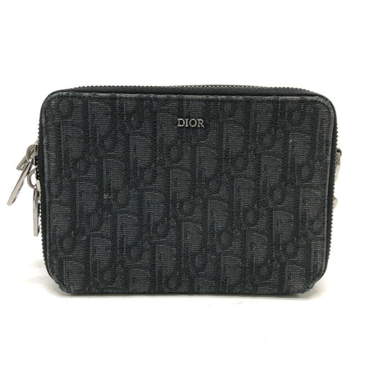 Christian Dior Navy Canvas Pouch Shoulder Bag Rovelle Bags