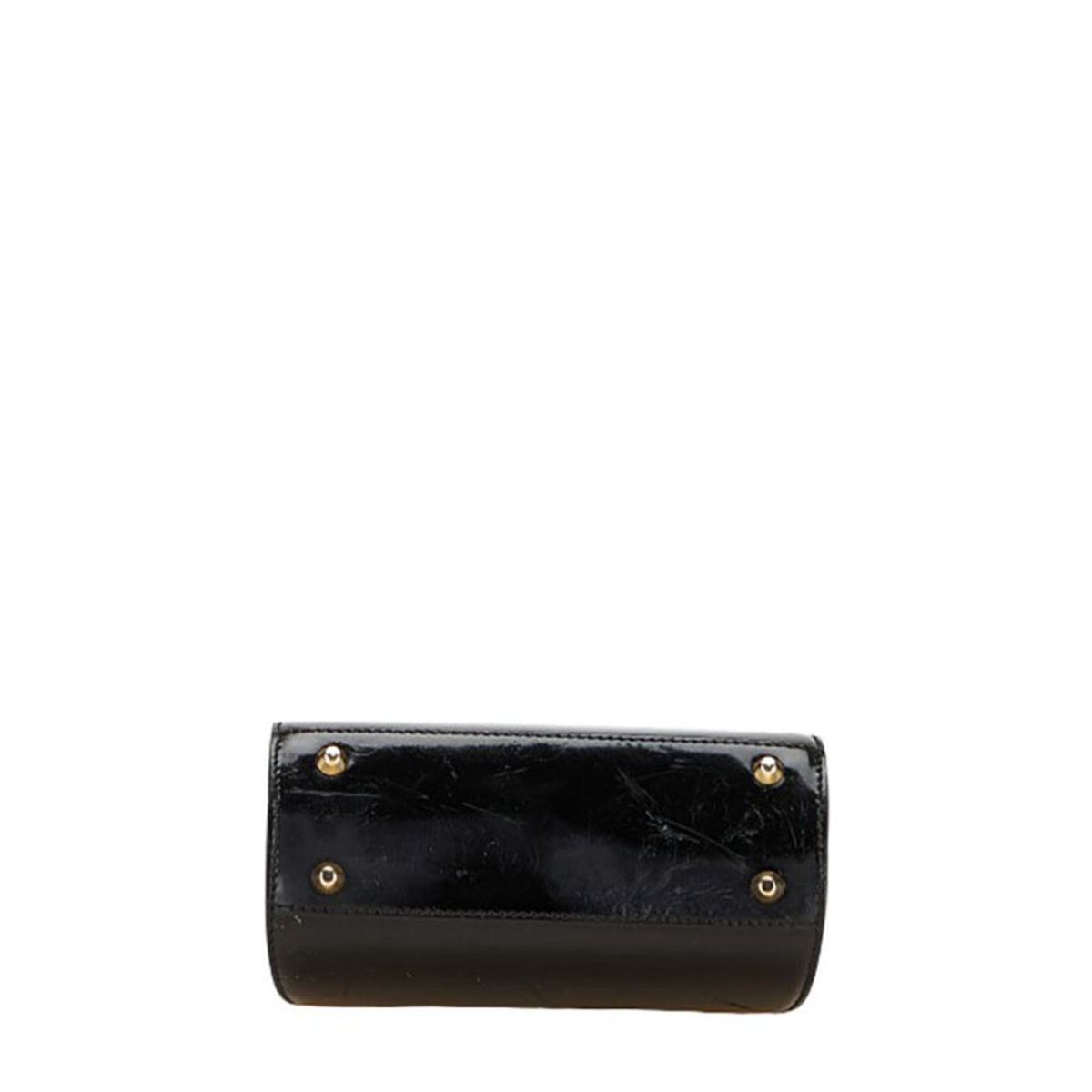 Christian Dior Black Patent Leather Handbag Shoulder Bag Rovelle Bags