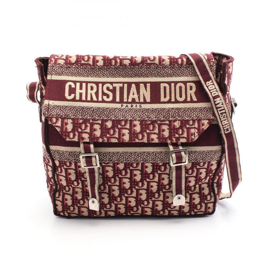 Christian Dior Beige Bordeaux Canvas Shoulder Bag Rovelle Bags