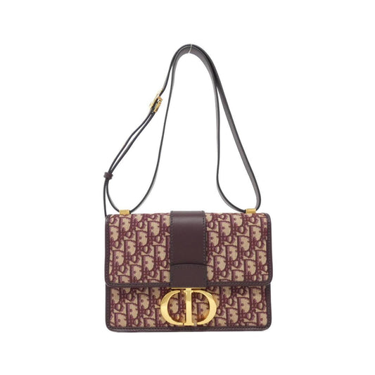 Christian Dior Burgundy Canvas Shoulder Bag Rovelle Bags