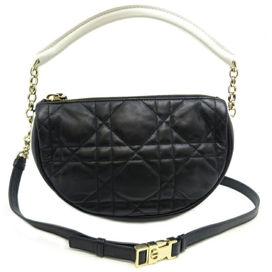 Christian Dior Black Leather Handbag Style 17 Rovelle Bags