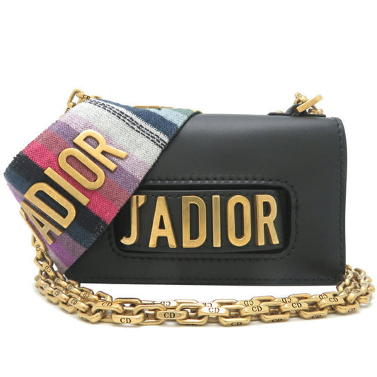 Christian Dior Black Leather Shoulder Bag Style 15 Rovelle Bags