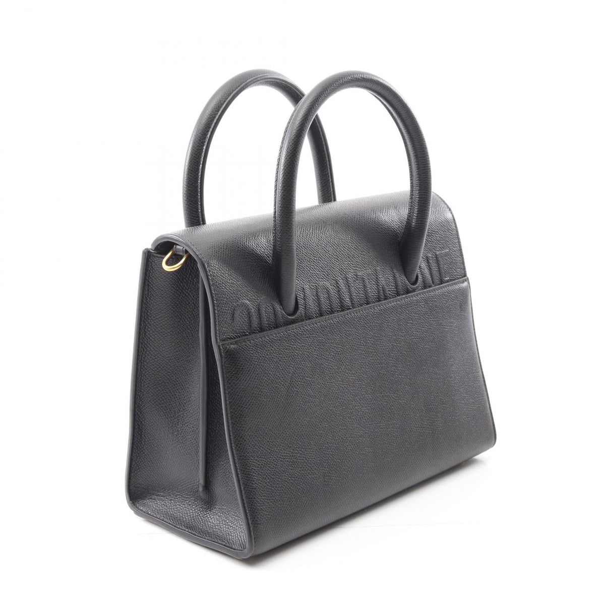 Christian Dior Black Leather Handbag Style 6 Rovelle Bags