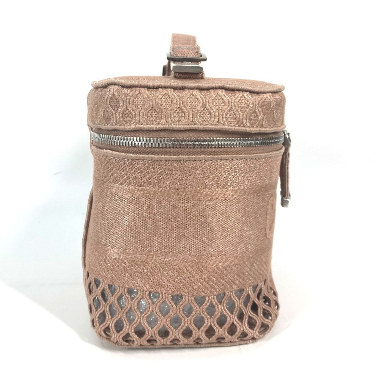 Christian Dior Pink Canvas Handbag Vanity Bag Rovelle Bags