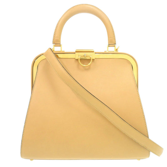 Christian Dior Beige Leather Shoulder Bag Rovelle Bags