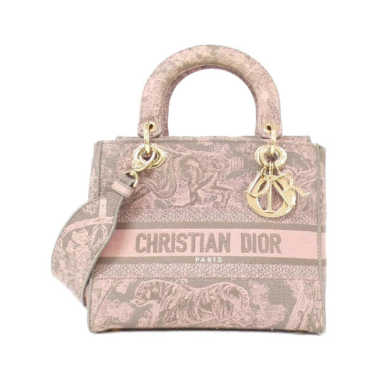 Christian Dior Gray Multi-Color Canvas Handbag Rovelle Bags
