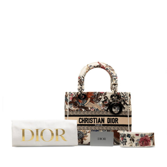 Christian Dior Multi-Color White Canvas Handbag Shoulder Bag Rovelle Bags