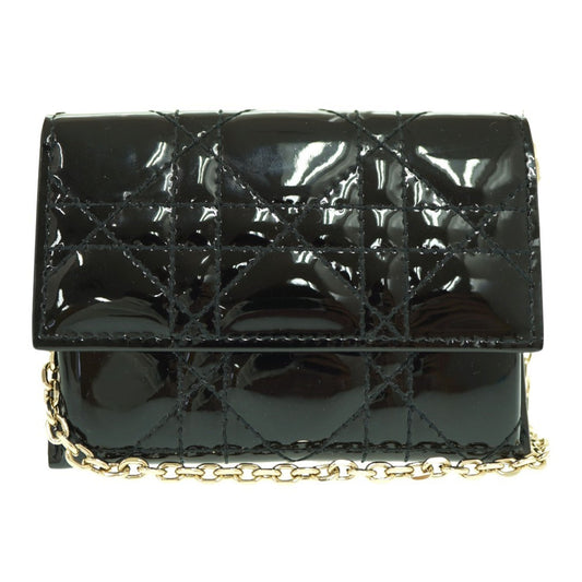 Christian Dior Black Patent Leather Shoulder Bag Rovelle Bags