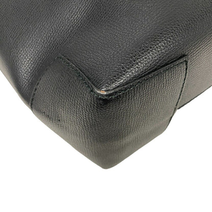 Burberry Black Brown Pvc Leather Tote Bag ( )