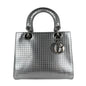 Christian Dior Silver Leather Handbag Shoulder Bag Style 2 Rovelle Bags