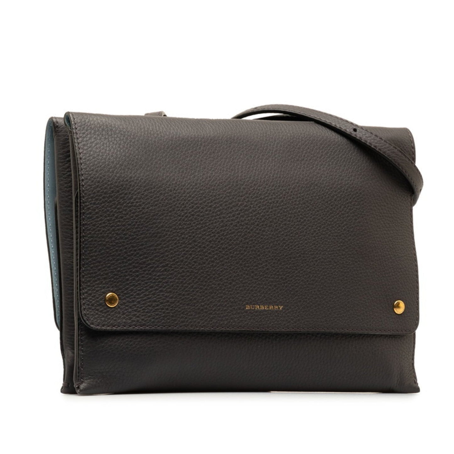 Burberry Black Leather Shoulder Bag ( )