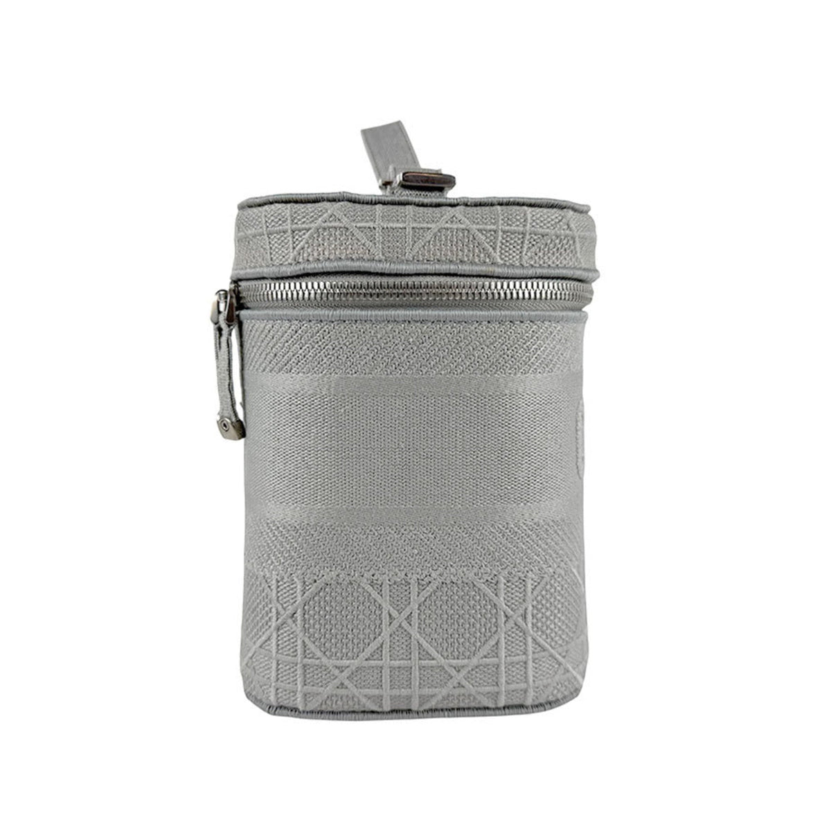 Christian Dior Gray Canvas Handbag Vanity Bag Rovelle Bags